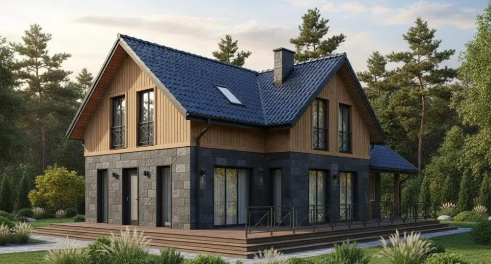 Проект Одноэтажный дом 9 на 14, 104 м2