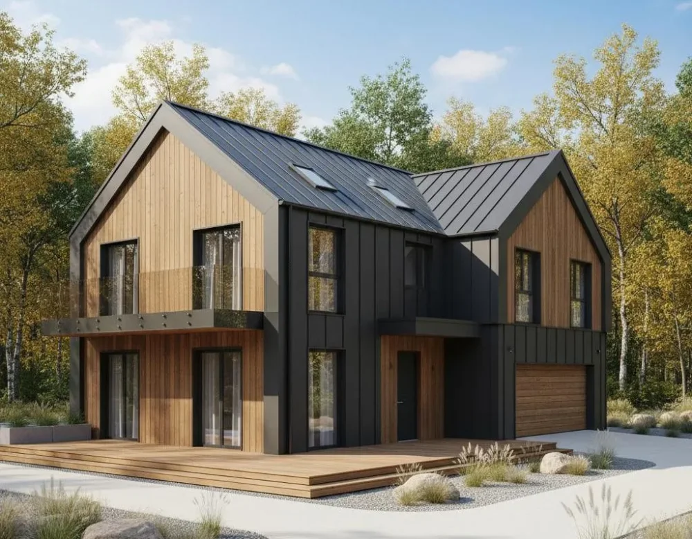 Проект Двухэтажный дом 20 на 13, 157 м2