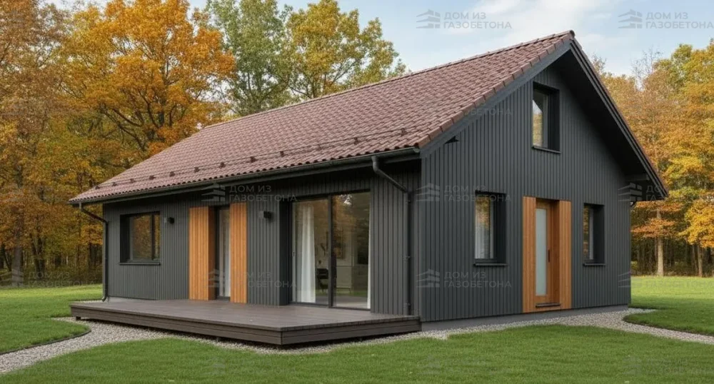 Проект Одноэтажный дом 12 на 10, 85 м2