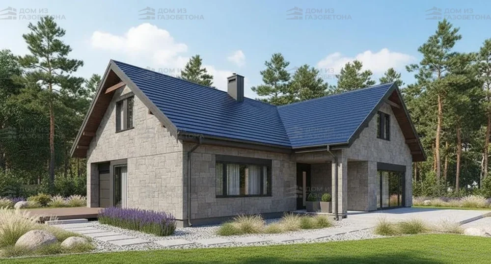 Проект Двухэтажный дом 16 на 17, 268 м2