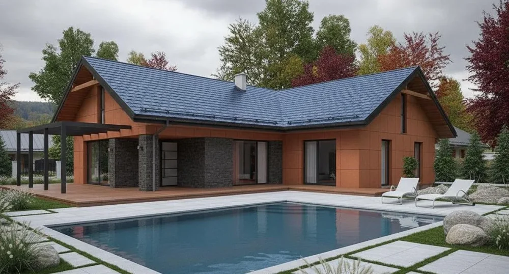 Проект Одноэтажный дом 17 на 18, 171 м2